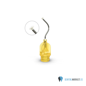 Kanüül harjakesega Metal Dento-Infusor Tips kollane 19G 20tk/pk