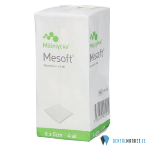 Mesoft haavatampoon lapik 5x5cm steriilne 30x5=150tk