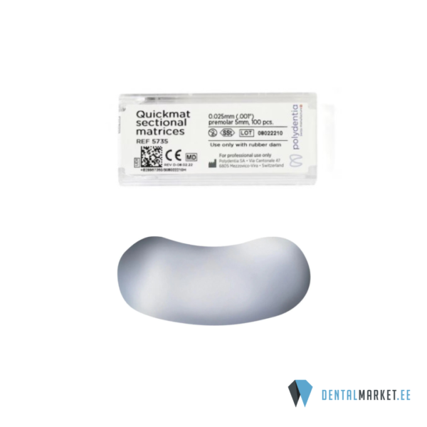 Quickmat matriits premolaarile 0,025mm-5mm, 100tk/pk