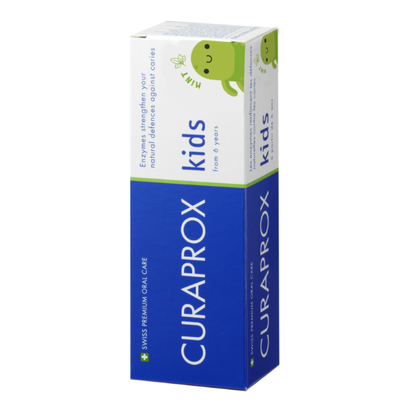 Curaprox laste hambapasta mint, 60ml, 1450ppm F alatest 6.eluaastast