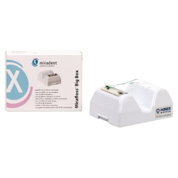Mirafloss Big Box niidi dispenser+2 rulli niiti