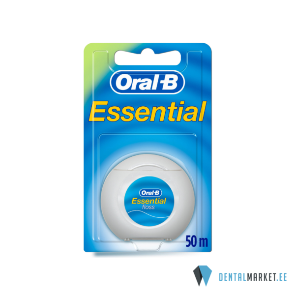 Oral-B hambaniit Essential Floss Mint 50 m, vahatatud plastik pakend