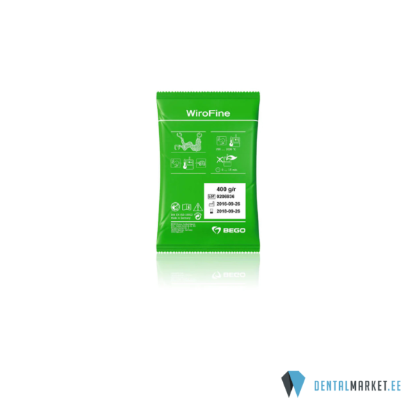 WiroFine – Partial denture investment material, 45 × 400 g bags