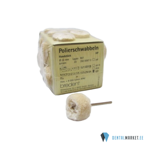 Poleerimishari puuvill valge, 22mm