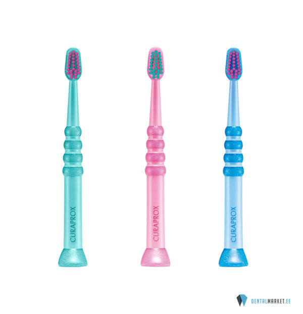 Curaprox Baby laste hambahari 4260 vanusele 0-4 aastat lauale kinnituv 1tk/36tk pakis