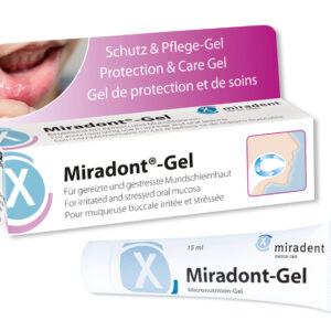 Miradont-Gel -15ml tuubis aftidele, limaskesta ärrituse leevendamiseks