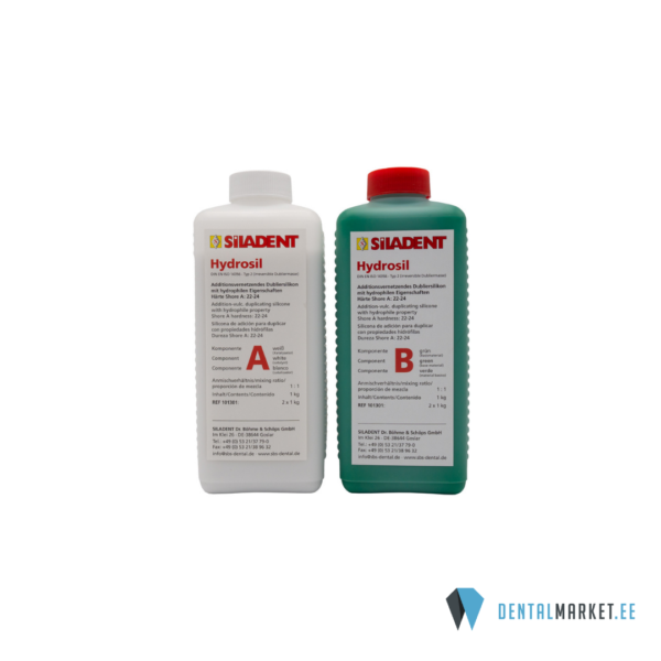 Siladent Hydrosil 1 : 1, green, shore 22-24