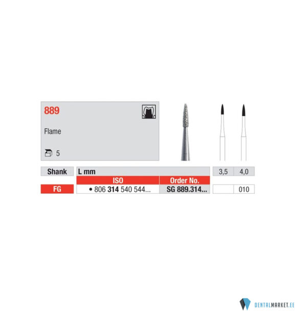 Teemantpuur FG SG889 (must)