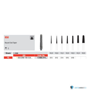 edenta-FG-c850-dentalmarket.jpg Teemantpuur FG C850 (kollane)