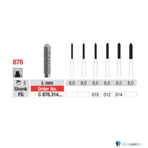 edenta-FG-c878-dentalmarket.jpg Teemantpuur FG C878 (kollane)