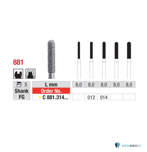 Teemantpuur FG C881 (kollane)