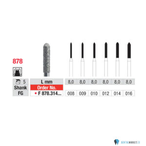 edenta-FG-f878-dentalmarket.jpg Teemantpuur FG F878 (punane)