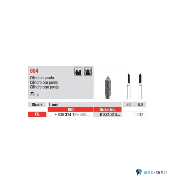 Teemantpuur FG G884 (roheline)