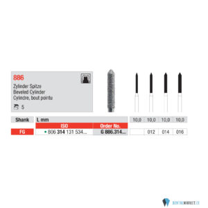 edenta-FG-g886-dentalmarket.jpg Teemantpuur FG G886 (roheline)