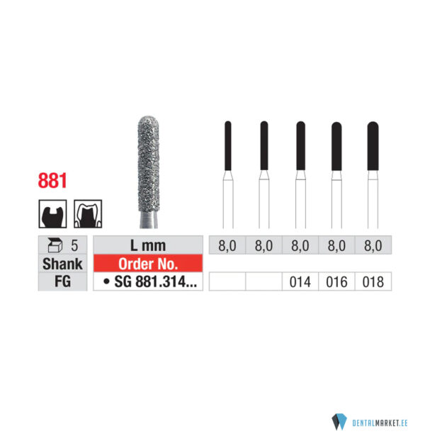 Teemantpuur FG SG881 (must)