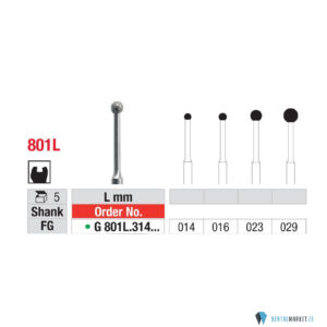 edenta-G801L-dentalmarket.jpg Teemantpuur FG 801L (roheline)