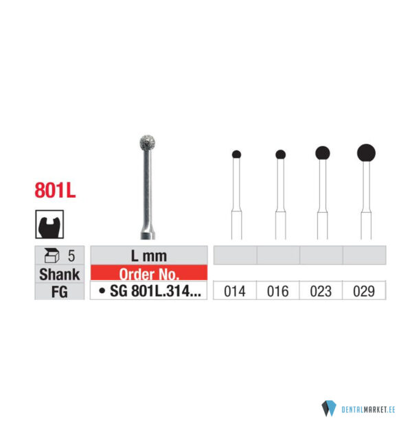 Teemantpuur FG 801L (must)