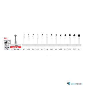 edenta-teemantpuur-F801-dentalmarket.jpg Teemantpuur FG F801 (punane)
