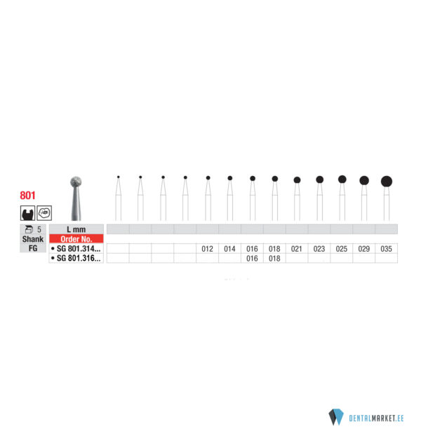 Teemantpuur FG SG801 (must)