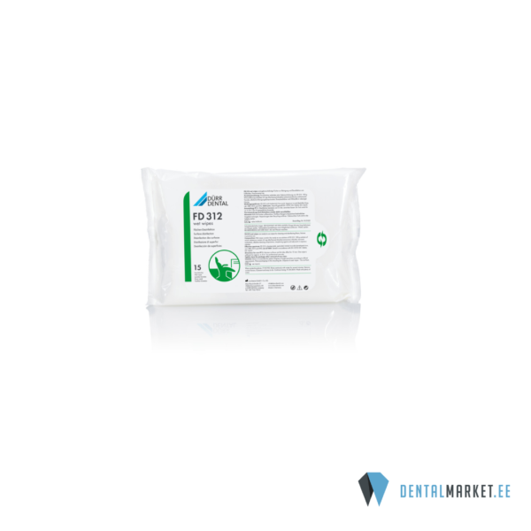 FD 312 pühkelapid pindade desinfitseerimiseks alkoholivaba 15tk/pk 22x42cm (6-8m2)