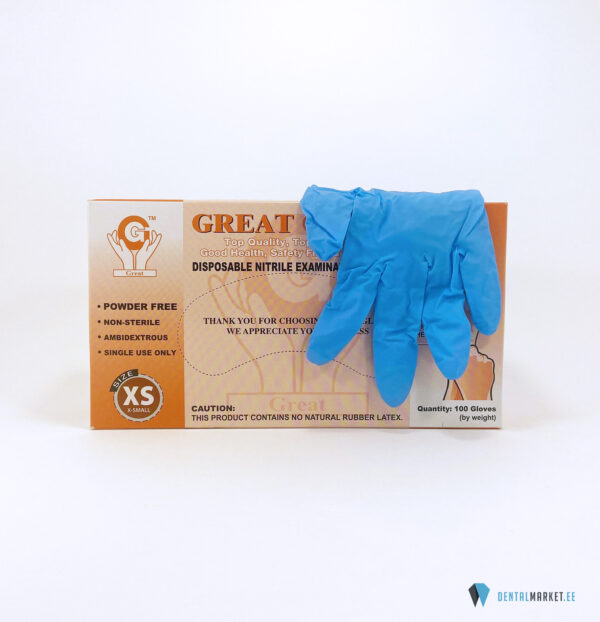 Great Glove nitriilkindad XS 100tk/pk