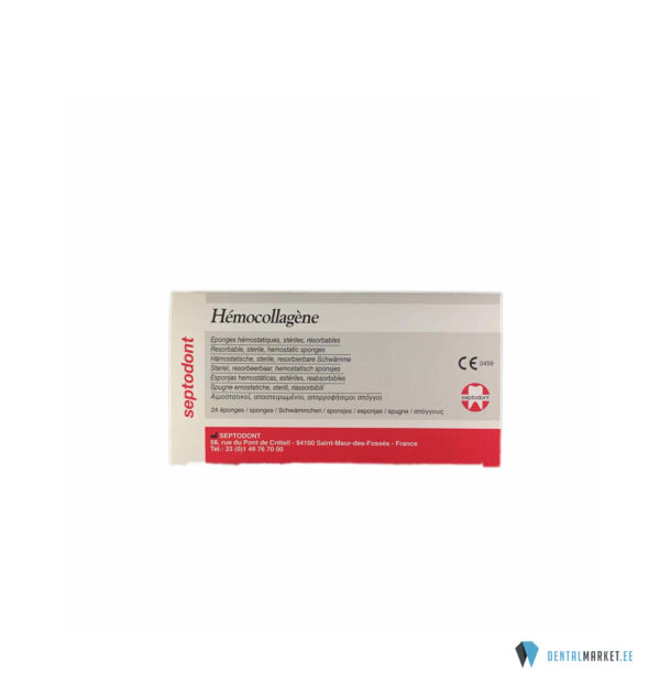 Hemocollagene kollageeniga hemostaatiline käsn blisteris 24tk