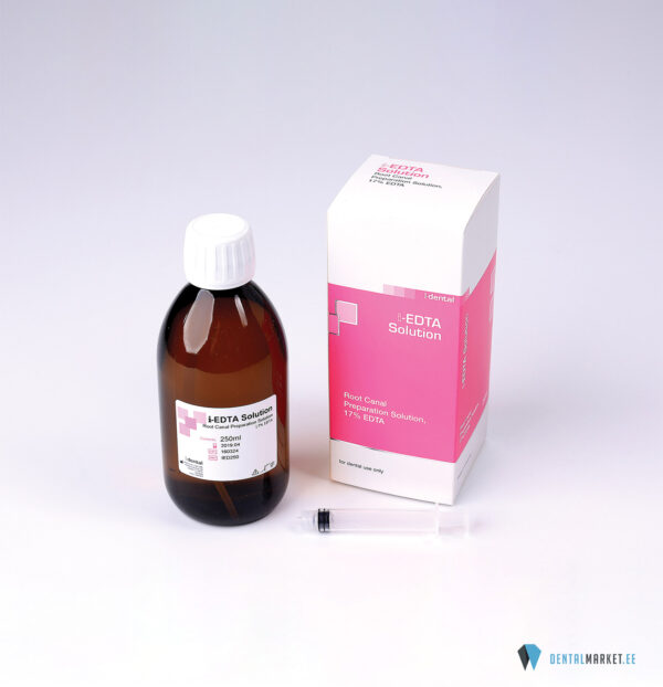 i-EDTA Solution 17% 250ml+ spets otsik + 3ml süstal