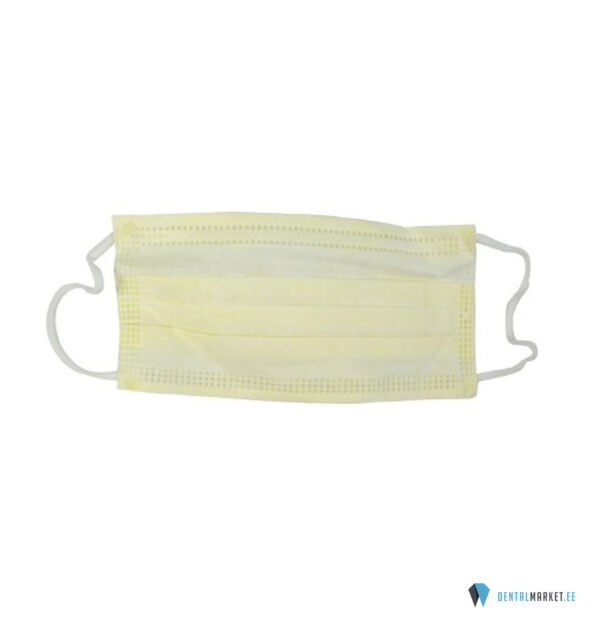 Maskid kollane 3-kihiline/meditsiiniline, 50tk/pk