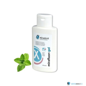 miraluor-gel-dentalmarket.ee_.jpg Miradent Mirafluor-gel, mint 1,23% 250 ml PE: juuni
