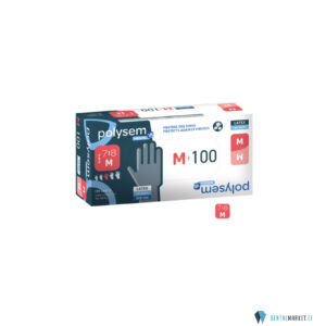Polysem latekskindad M, 100tk/pk